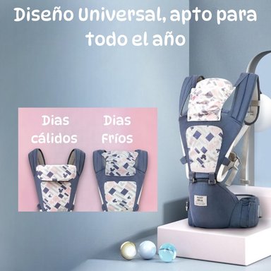 PORTABEBÉ LUBABYCAS ERGONÓMICO 6 EN 1 BY ROSADO - 5