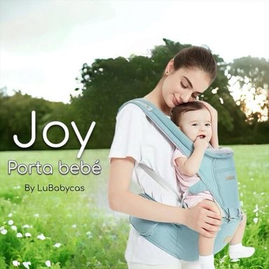 PORTABEBÉ LUBABYCAS ERGONÓMICO MULTIFUNCIONAL 3 EN 1 AZUL - 2
