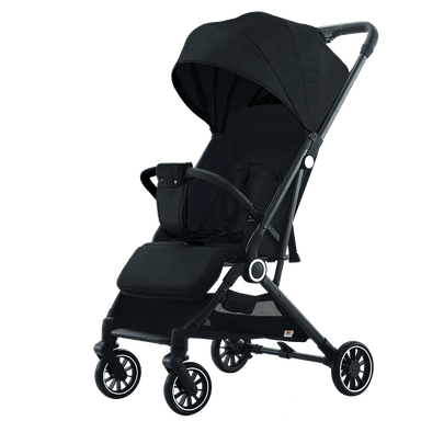COCHE PASEO LUBABYCAS ÚLTRA COMPACTO BLACK NEGRO - 1