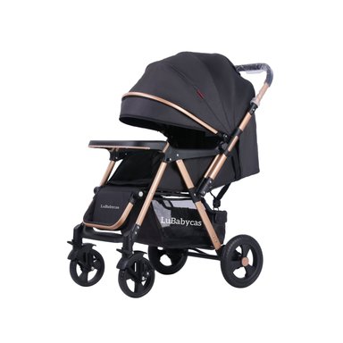 COCHE PASEO LUBABYCAS REVERSIBLE RUBIK NEGRO - 1