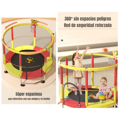 CAMA ELASTICA TRAMPOLINE 150CM MAS JUEGOS LUBABYCAS - 5