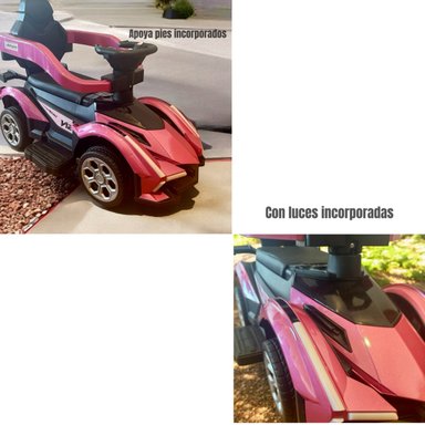 CORREPASILLO ANDADOR AUTO CON MANILLA LUBABYCAS ROSADO - 7