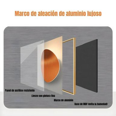 SET DE 2 CUADROS DECORATIVOS MARCOS DE ALUMINIO BY LUBABYCAS - 4