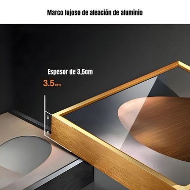 SET DE 2 CUADROS DECORATIVOS MARCOS DE ALUMINIO LUBABYCAS - 7