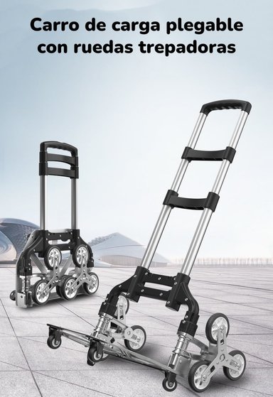 CARRO LUBABYCAS MODEL B CARGA PLEGABLE RUEDAS TREPADORAS - 2