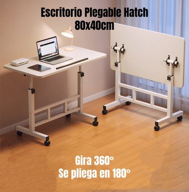 ESCRITORIO PLEGABLE HATCH 80X40CM CON BARRERA ANTIDESLIZANTE - 2