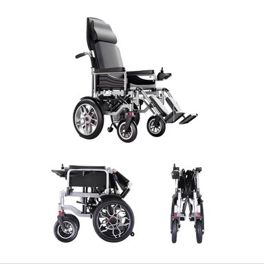 SILLA DE RUEDAS ELE CTRICA 700W 18KM PLEGABLE ALTO LUBABYCAS - 1