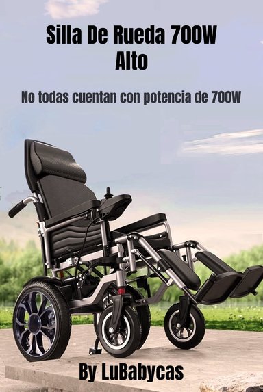 SILLA DE RUEDAS ELE CTRICA 700W 18KM PLEGABLE ALTO LUBABYCAS - 2