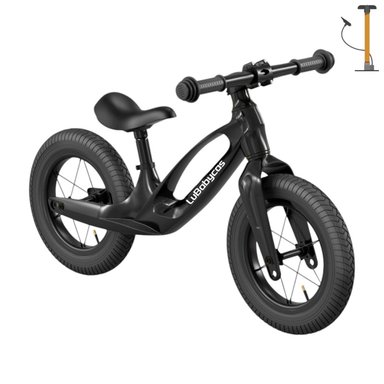 BICICLETA DE EQUILIBRIO CONVERTIBLE ARO 12 Y 14 NEGRA - 1