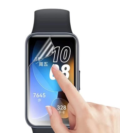 PACK 3 LÁMINAS PROTECTORAS HIDROGEL SMARTBAND HUAWEI FIT 8-9 - 1