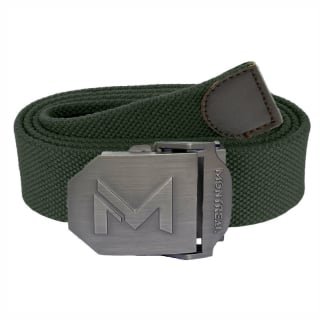 CINTURON HOMBRE, LONA O CANVAS, 120CM. VERDE, MARCA MONTREAL. | Verde | Talla_unica - 1