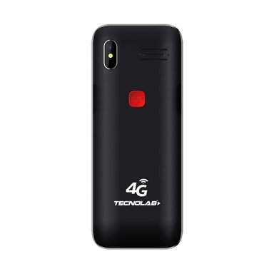 TELEFONO SENIOR ADULTO MAYOR 4G NEGRO DOBLE SIM CARD TL487 - 2