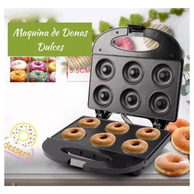 MAQUINA DE DONAS 6 MINI DONAS 850W ANTIADHERENTE R588 - 4