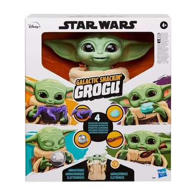 JUGUETE FIGURA TOTALUPGRATE BABY YODA INTERACTIVO STAR CON WARS SONIDOS - 4