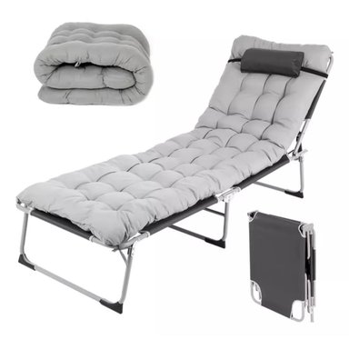 CAMA PORTÁTIL PLEGABLE CON COLCHÓN - 1