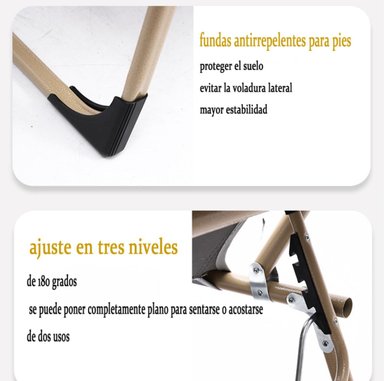 CAMA PORTÁTIL PLEGABLE CON COLCHÓN - 6