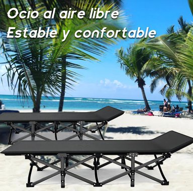 CAMA DE CAMPING PLEGABLE CATRE DE CAMPAÑA CON BOLSO - 5