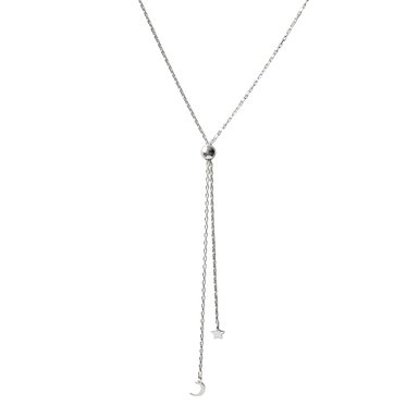 COLLAR ANDREA COGGIOLA JOYAS PLATA FINA 925 ABIGAIL LUNA ESTRELLITA - 1