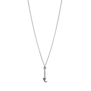 COLLAR ANDREA COGGIOLA JOYAS PLATA FINA 925 ABIGAIL LUNA ESTRELLITA - 2