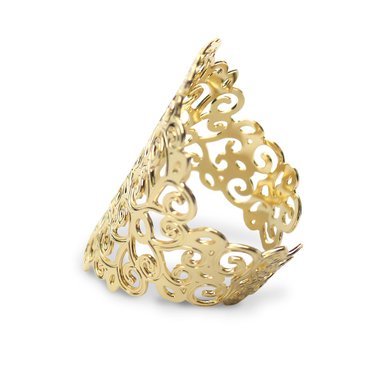 ANILLO MORO CALADO ENCHAPADO ORO 18 K - 2