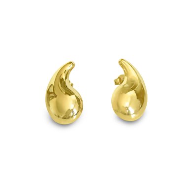 AROS VALENTINA GOTA ENCHAPADO ORO 18K - 1