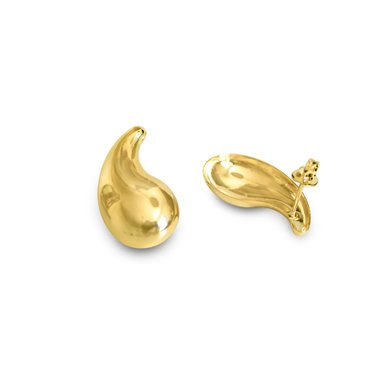 AROS VALENTINA GOTA ENCHAPADO ORO 18K - 3