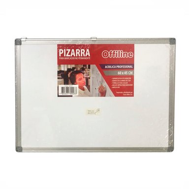 PIZARRA BLANCA / ACRÍLICA 60X45CM - 1