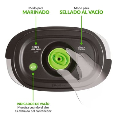 PACK CONTENEDORES FOODSAVER® CON MARINADOR 700 ML Y 1.2 LT FFC025X - 2