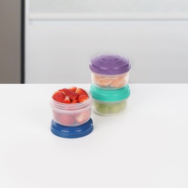 PACK 3 CONTENEDORES HERMÉTICOS 130 ML MINI SNACKS SISTEMA® TO GO - 9