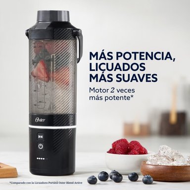 LICUADORA OSTER PORTATIL 590 ML RECARGABLE NEGRO BLSTGFPB20 - 4