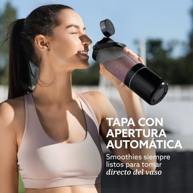 LICUADORA OSTER PORTATIL 590 ML RECARGABLE NEGRO BLSTGFPB20 - 6