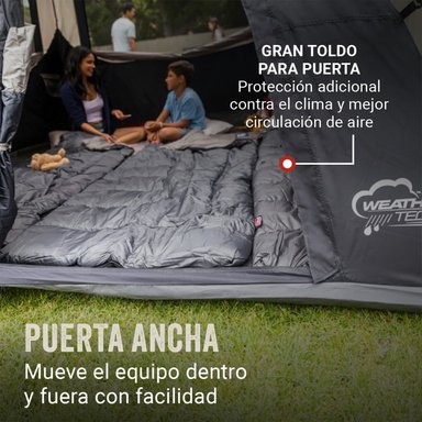 CARPA FAMILIAR INSTANTANEA COLEMAN 6P / 6 PERSONAS - 3