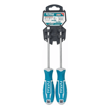 KIT JUEGO DESTORNILLADORES 2 PIEZAS IMANTADO TOTAL THT250201 - 1
