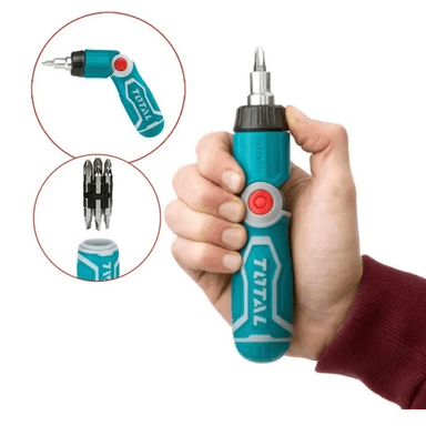 DESTORNILLADOR TOTAL TACSD30136 RATCHET 13 EN 1 - 2