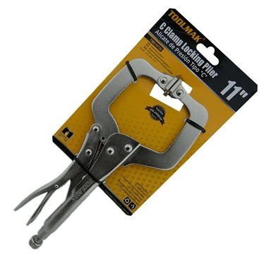 ALICATE DE SUJECIÓN DE ABRAZADERA EN C 11 PULGADA TOOLMAK TMK19738 - 1