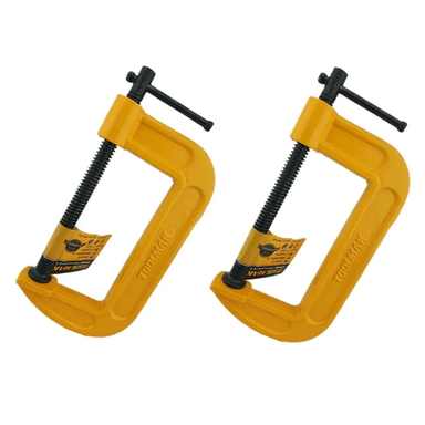 PACK 2 PRENSA TIPO C 5 PULGADAS TOOLMAK - 1