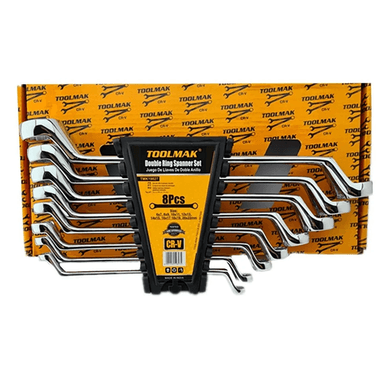 KIT SET JUEGO DE LLAVES CURVA CORONA - CORONA 8 PIEZAS TOOLMAK TMK19827 - 2
