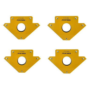 PACK 4 ESCUADRA MAGNETICA 50 LBS 4 PULGADAS TOOLMAK - 1