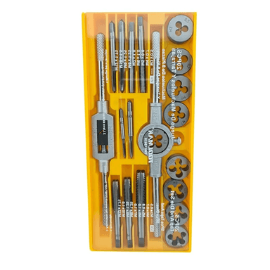 SET KIT JUEGO DE TERRAJAS MACHO Y HEMBRA 20 PIEZAS TOOLMAK TMK19620 - 1