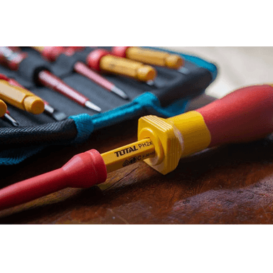 KIT JUEGO DESTORNILLADORES PRECISION AISLADOS 12 PIEZAS TOTAL THKISD1201 - 4