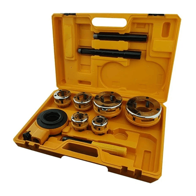 SET JUEGO DE TERRAJAS MANUAL PARA TUBO 6 PIEZAS TOOLMAK TMK19543 - 2