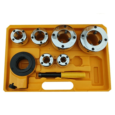 SET JUEGO DE TERRAJAS MANUAL PARA TUBO 6 PIEZAS TOOLMAK TMK19543 - 3