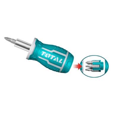 SET HERRAMIENTAS TOTAL DESTORNILLADOR TACSDS0706 8 EN 1 - 2