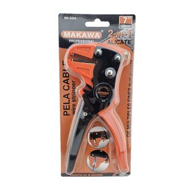 ALICATE MAKAWA MK0434 PELACABLE CORTADOR 0.5-6 MM AUTOMATICO MK-0434 - 2