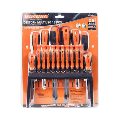 SET HERRAMIENTAS MAKAWA DESTORNILLADORES MK0821 18 PIEZAS - 3