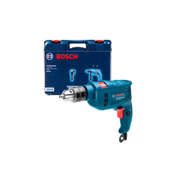 TALADRO PERCUTOR BOSCH GSB 550 RE 550W + 34 ACC - 4