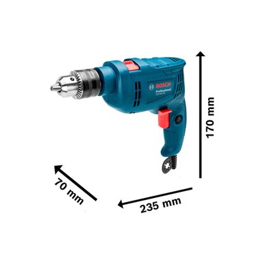 TALADRO PERCUTOR BOSCH GSB 550 RE 550W + 34 ACC - 6