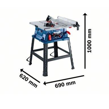 SIERRA DE BANCO 10' BOSCH MODELO GTS 254 1.800 W - 2