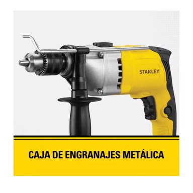 TALADRO PERCUTOR STANLEY 800 W +CAJA HERRAMIENTAS -ACCESORIOS - 3