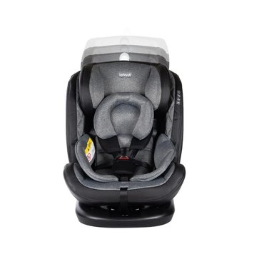 SILLA AUTO INFANTI CONVERTIBLE I-GIRO 360 GRADOS DARK GREY GRIS - 4